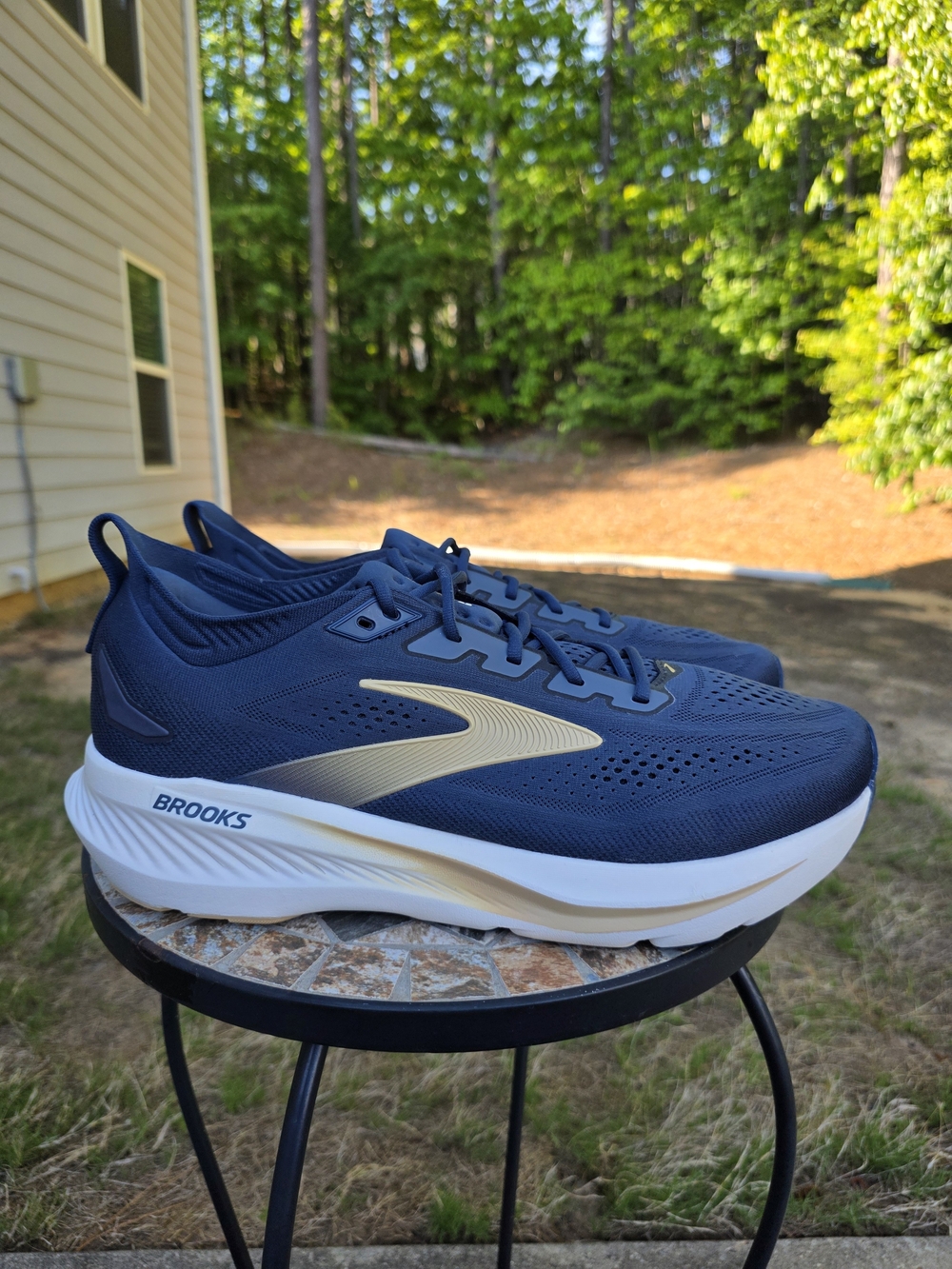 Brooks Glycerin 23 1104761D420 Blue/Star Running Shoes Sneaker Men Sz 15 Worn 1x